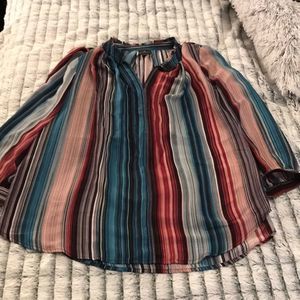 Striped Worthington blouse